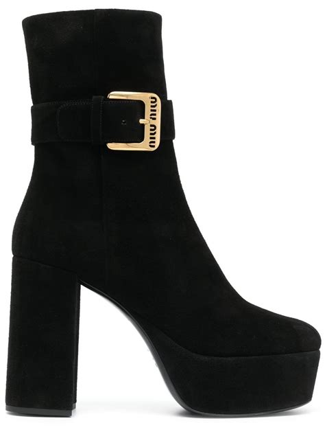 Miu Miu Platform Boots for Women 